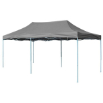 Pop-up i&scaron;skleidžiama proginė palapinė, 3x6m,, Antracito spalvos