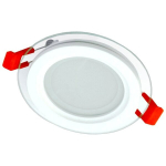 Lavireda apvalus LED &scaron;viestuvas su stiklu Modoled 6W