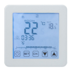 Termostatas liečiamu ekranu HT 125, baltas