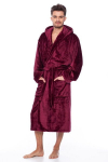 Chalatas su kapi&scaron;onu vyrams Elite Bamboo, bordo