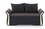 Sofa lova Fantasy Velvet 323, juoda
