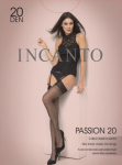 Kojinės moterims Incanto Passion 20 DEN, baltos spalvos