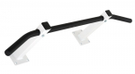 Prie sienos montuojamas skersinis Sanro LM-1, iki 150kg, baltas/juodas