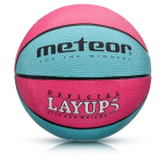 Krep&scaron;inio Kamuolys Meteor Layup #5 Rožinė/Mėlyna
