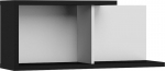 Lentyna Meblocross Hybrid Hyb-14 M, juoda/balta
