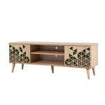 TV staliukas Kalune Design 863(I), tamsiai žalias/ąžuolo spalvos