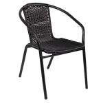 Lauko kėdė Springos GF1011, juoda