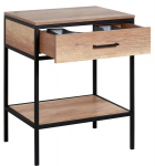 Vonios spintelė Modus country, 60,2x77,6x46,2 cm, ruda/juoda