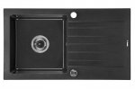 Deante granitinė virtuvinė plautuvė Deante Zorba ZQZ G113, Metallic graphite