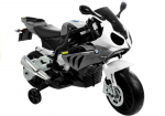 Elektrinis motociklas vaikams BMW S1000RR, sidabrinis