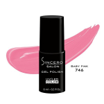 Gelinis nagų lakas "Sincero Salon", 6ml, BABY PINK, 746