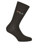 Klasikinės unisex kojinės FILA F9630 ilgos juodos spalvos (3 poros)