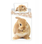 Patalynės komplektas Bunny Brown 140x200, 2 dalių