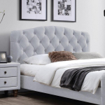 Lova Home4You Sandra, 160x200 cm, pilka