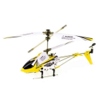 Radijo bangomis valdomas sraigtasparnis SYMA S107H 2.4GHZ, geltonas, 8 m.+