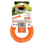 Trimerio valas Bradas TRIMMER Square, 3,0mm x 100m