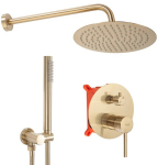 Potinkinis du&scaron;o komplektas REA Lungo, Brushed Gold + Box