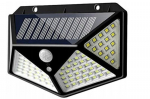 Saulės baterijos LED &scaron;viestuvas su judesio davikliu 100 SMD