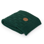 CebaBaby pledas Emerald megztas eglutė - digsniuotas, žalias, 90x90, W-812-109-155