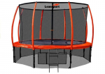 Batutas su apsauginiu tinklu LeanSport Best, 244 cm