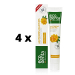 Dantų pasta ECODENTA jautriems dantims, 75ml. x 4 vnt. pakuotė
