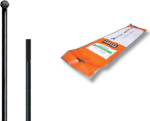Dviračio stipinai Cnspoke MAC14 nerūdijantis plienas 266 mm aero profilis