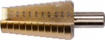 Yato pakopinis grąžtas 20-30mm Hss 4241 su titano danga