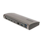 USB hub - Startech - TB4CDOCKUE - Thunderbolt 4 - 11 prievadų - 10 Gbit/s