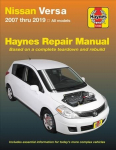 HM Nissan Versa 2007-2019: 2007 Thru 2019, All Models