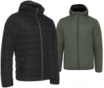 Dviejų pusių pūkinė striukė Magnum Cameleon juoda/alyvuogių spalvos XL