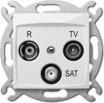 Lizdas R-tv-sat 10db baltas Carla 1761-10