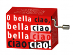 Muzikinė dėžutė Fridolin Bella ciao, raudona