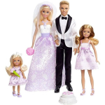 Lėlės vestuvių rinkinys Barbie Wedding Giftset DJR88