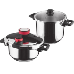 Lamart greitpuodžių rinkinys Steam, &Oslash;22 cm, 4L+7L