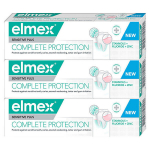Dantų pastos rinkinys jautriems dantims Elmex Sensitive Plus Complete Care, 3x75 ml