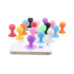 Telefono laikiklis Phone holder with a round head - red