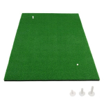 Costway golfo kilimėlis Standartinis Real Feel golfo treniruočių kilimėlis 1,5 x 1 m žalias