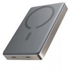 Atsarginis maitinimo &scaron;altinis ("Power Bank") I&scaron;orinė baterija Power Bank Joyroom JR-PBM08 Pro 20W Magnetic Wireless 10000mAh Natural Titanium