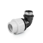 Jungtis alkūnė Bradas PE vamzdžiams 32mm/1/2" vid.sr., PN16