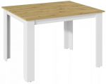 Kongo 120X80 Artisan White Valgomojo Stalas Svetainėje