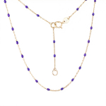 Auksinė grandinėlė moterims su emaliu Brasco 58496 58496-42, 42