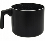 Juodas puodas lena 16 cm 2,5 l