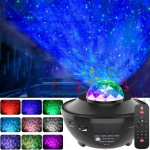 Projektorius Star projektorius Galaxy LED lempa su įmontuotu garsiakalbiu Daugiaspalvė juoda