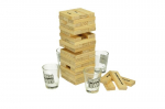 Stalo žaidimas Jenga su mini puodeliais