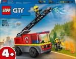 60463 LEGO&reg; City Ugniagesių automobilis su kopėčiomis