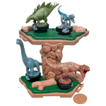 Balancing Game - EPOCH GAMES - Jurassic World Island Quake - Dinosaurs on Platform, Last One Standing Wins!