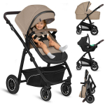 Universalus vežimėlis Lionelo Bianka 3in1 Beige Sand