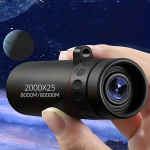 Žiūronai 2000x25, 12X HD Didinimo Monokuliaras, 8.99 Cm Teleskopas
