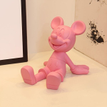 Telefono laikiklis Licencijuotas Disney Mickey Mouse telefono ir plan&scaron;etės stovas.,  Mickey telefono laikiklis (rožinis)