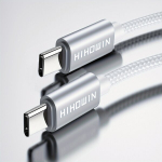 USB C įkrovimo laidas 60W, Sidabrinis